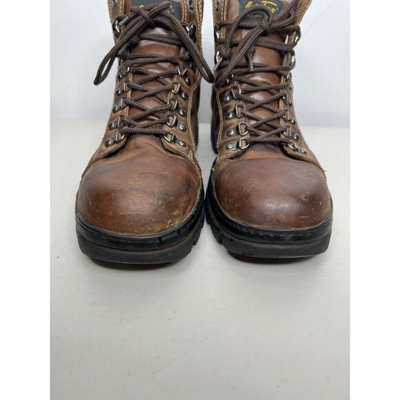 AdTec Work Boots Lace Up Oil Tanned Leather Water Resistant Brown Men’s Size 12 main image 6